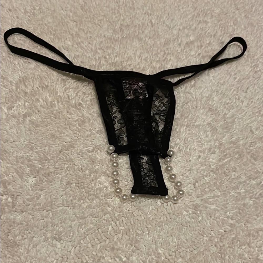 Jean Andre Crotchless Thong